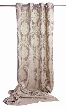 Exclusive Orientano, elegancka zasłona cappuccino, wym.140x270cm
