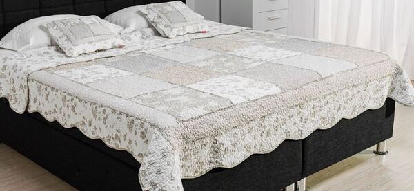 narzuta bawełniana Arina 240x220cm z 2 x poduszki 45x45cm