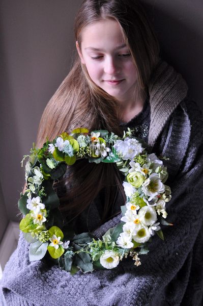 Green Time wianek na drzwi, śr.34cm 