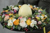 kompozycja / stroik na stół, Wielkanocne Jajo, śr.40cm