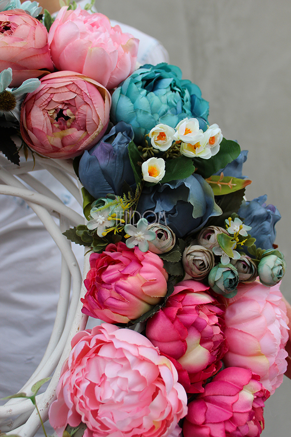 Caryca Katarzyna 2, bardzo duży wianek na drzwi, śr.63cm