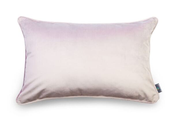 poduszka dekoracyjna welurowa, Velvetia, szary fiolet, wym.40x60cm
