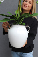 Bielisa Glamour, sztuczny storczyk w porcelanowym wazonie, wys.70cm