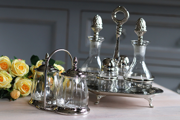 ekskluzywny zestaw do przypraw, Glamour Spring, wys.23cm