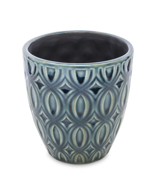 Cornellia Etno, ceramiczna osłonka / donica, wys.12x11x11cm