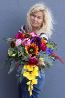 bukiet / wiązanka Jesienna Aura 2, dł.68cm