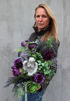 Bellina kompozycja nagrobna z aniołem, wym.30x34x46cm