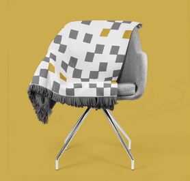 Chess Master Honey, koc / narzuta / pled, wym.150x220cm