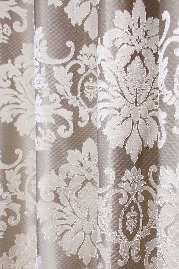 Exclusive Orientano, elegancka zasłona cappuccino, wym.140x270cm