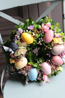 Redona, kolorowy wianek wielkanocny z jajkami, śr.30cm