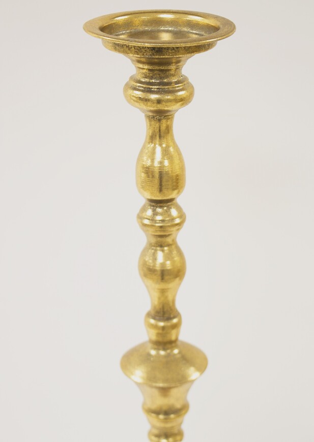 elegancki złoty świecznik, Allani Gold, wym.81x13cm