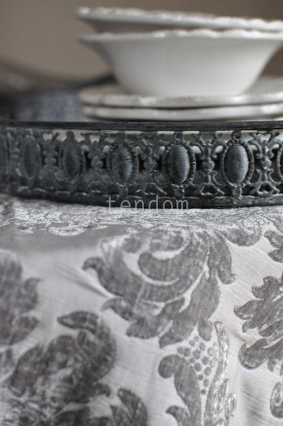 obrus Residence Grey 140x140cm