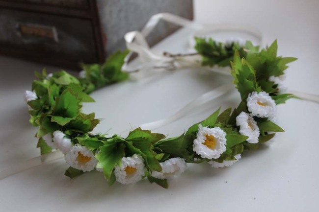 Dorothea komunijny wianek na głowę, rozmiar uniwersalny, dziecięcy