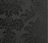 obrus Residence Black, śr.140cm (koło) 