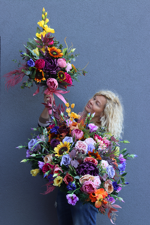 bukiet / wiązanka Jesienna Aura 2, dł.68cm