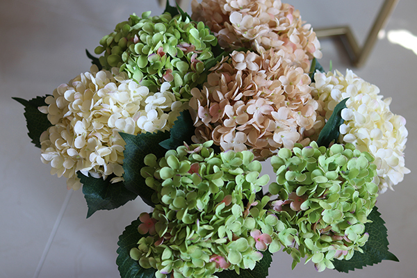 bukiet jesiennych hortensji, Magia Jesieni, 6szt, wys.59cm 