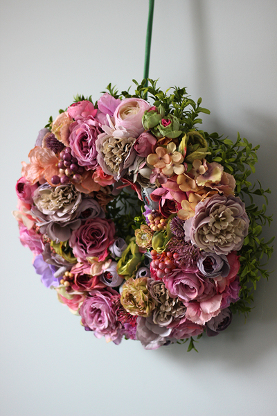 Bogactwo Natury 2, piękny wianek na drzwi, śr.30cm