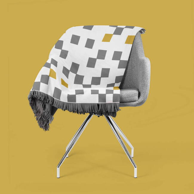 Chess Master Honey, koc / narzuta / pled, wym.150x220cm