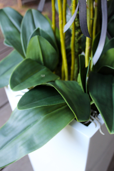 bardzo duży storczyk Home Design White Grande w donicy, wys.125cm 