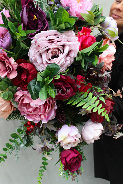 wiązanka / kompozycja nagrobna England, dł.85cm 