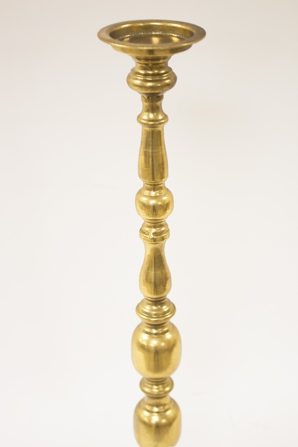 elegancki złoty świecznik, Allani Gold B, wym.74x15cm