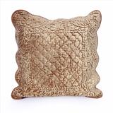 dekoracyjna poszewka velvetowa Nastia złota, wym.45x45cm