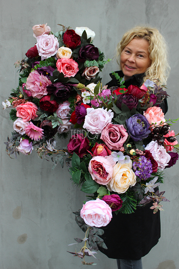 wiązanka / kompozycja nagrobna England, dł.85cm 