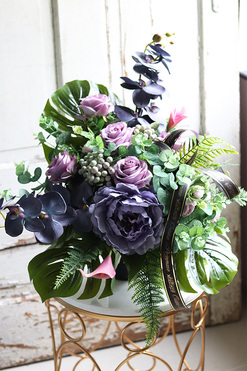 elegancki bukiet nagrobny we wkładzie, Yeduna, wym.42x58cm