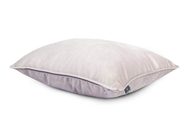 poduszka dekoracyjna welurowa, Velvetia, szary fiolet, wym.40x60cm