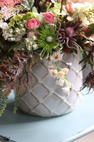 bogata kompozycja wielkanocna ze złotą kurą, Zorza, wys.43cm 