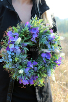 wianek dekoracyjny Sukulent, śr.35cm 