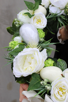 dekoracyjny wianek wiosenny Wielkanoc, śr.43cm  