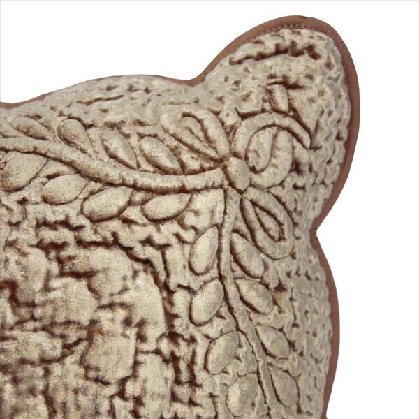 dekoracyjna poszewka velvetowa Nastia złota, wym.45x45cm