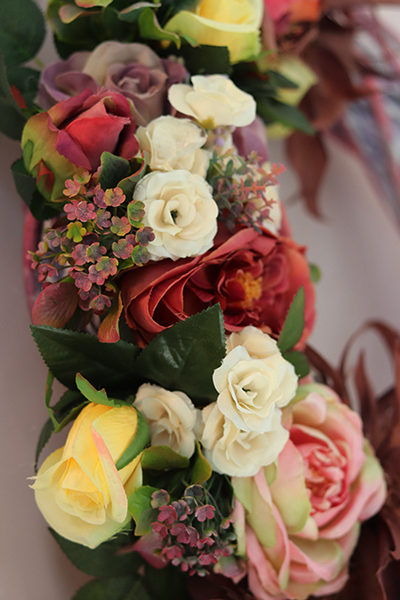 ekskluzywny wieniec z chwostem Olia Premium, śr.44cm 