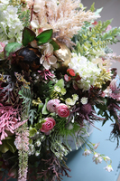 bogata kompozycja wielkanocna ze złotą kurą, Zorza, wys.43cm 