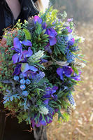 wianek dekoracyjny Sukulent, śr.35cm