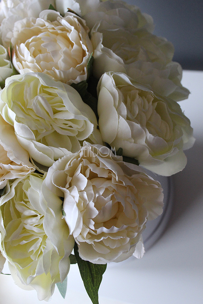 kompozycja kwiatowa / bukiet Flowerbox Peonia wys.32cm