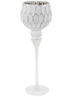 elegancki świecznik glamour, Forester White, wys.40cm