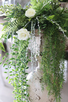 Verona, dekoracja narożna na stół / komodę, wym.22x36x36cm + 70cm zwis