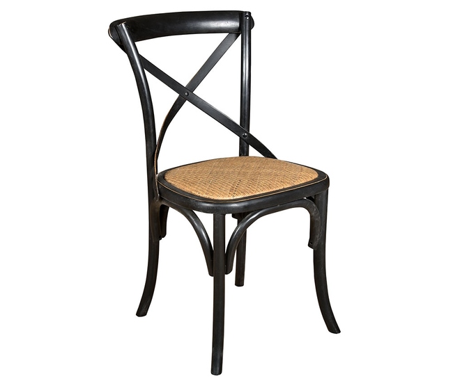 krzesło Bari czarne, wym. 50x45x89cm