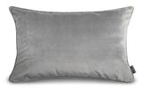 poduszka dekoracyjna welurowa, Velvetia, srebrna szarość, wym.40x60cm