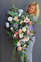 Tedano, elegancka wiązanka nagrobna, dł.85cm