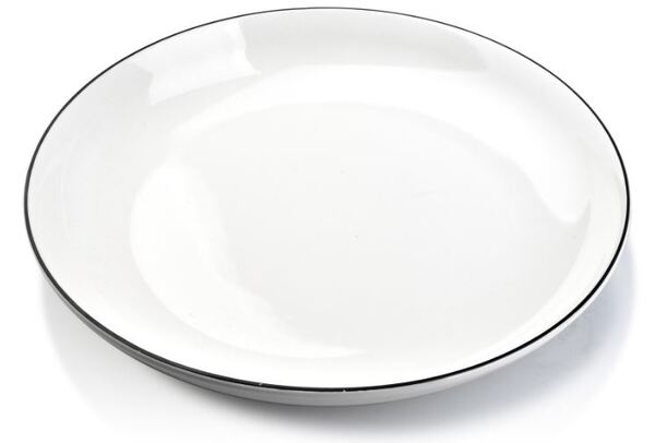 porcelanowy talerz do sałat, Simplico, śr.30.6cm