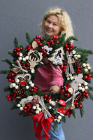 bajeczny wieniec Święta with tenDOM Grande, śr.63cm