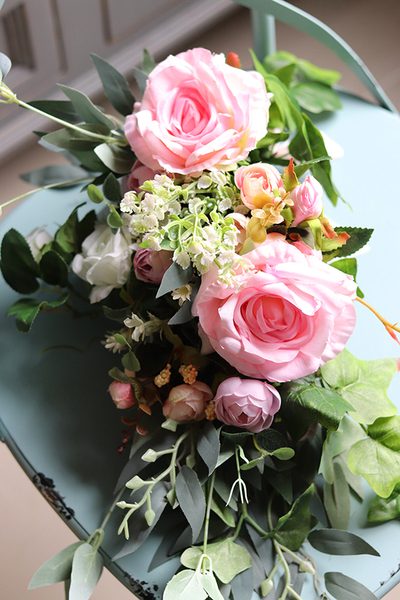 dekoracja do dużego koszyczka, Kalathea, dł.30cm, z ogonem 60cm