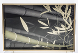 Bamboo Black Style, elegancka taca melaminowa, wym.45x30x5cm