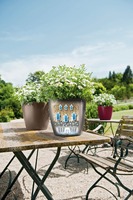 Classico, elegancka donica z nawadnianiem, brązowa, wym.40x43cm