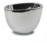 Cinderella Silver donica owalna glamour, srebrna, 27x15x18cm