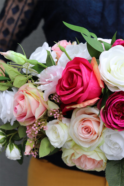 bajeczna kompozycja kwiatowa, Estella Piano, wym.25x44cm