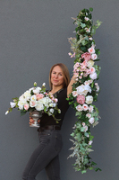 Beatrycze, komplet wiosennych dekoracji - girlanda&kompozycja